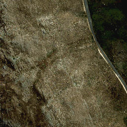 Satellite imagery of cairn, ZA