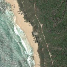 Satellite imagery of Cape Clairault, AU