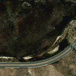 Satellite imagery of Rooster Tail rapid, ZA