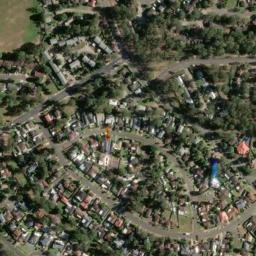Satellite imagery of Cranebrook Reservoir, AU