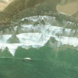 Satellite imagery of Cape Padrone, ZA
