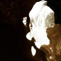 Satellite imagery of Volcán San José, AR