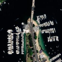 Satellite imagery of Clontarf Point, AU