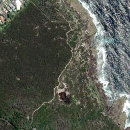 Satellite imagery of Blue Fish Point, AU