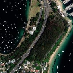 Satellite imagery of Clontarf Point, AU