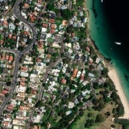 Satellite imagery of Clontarf Point, AU