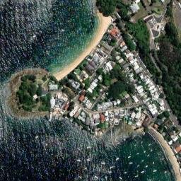 Satellite imagery of Gap Bluff, AU