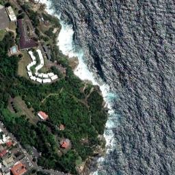 Satellite imagery of Gap Bluff, AU