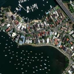 Satellite imagery of Huntleys Point, AU
