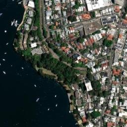 Satellite imagery of Blues Point, AU