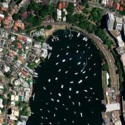 Satellite imagery of Blues Point, AU