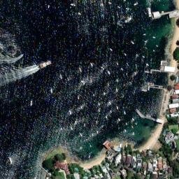 Satellite imagery of Gap Bluff, AU