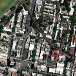 Satellite imagery of Anzac War Memorial, AU