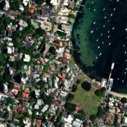 Satellite imagery of Darling Point, AU