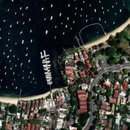 Satellite imagery of Darling Point, AU