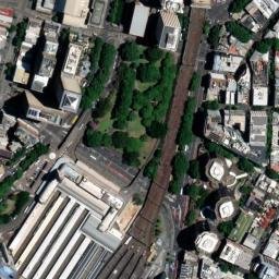 Satellite imagery of Anzac War Memorial, AU