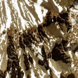 Satellite imagery of Cerro Puntiagudo, CL