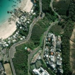 Satellite imagery of Bachelors Cove, ZA