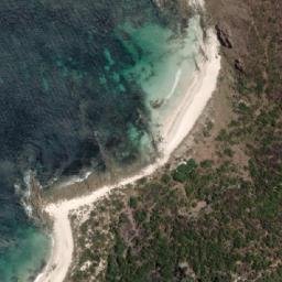 Satellite imagery of Cow Rock, AU