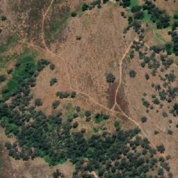 Satellite imagery of Giants Dyke Mountain, AU