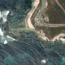 Satellite imagery of Surfers Point, AU
