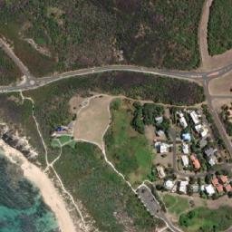 Satellite imagery of Surfers Point, AU