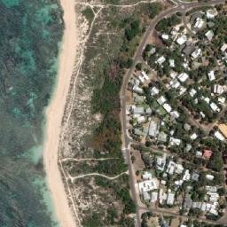 Satellite imagery of Surfers Point, AU