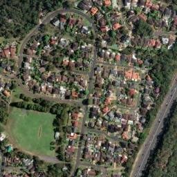 Satellite imagery of Moon Point, AU