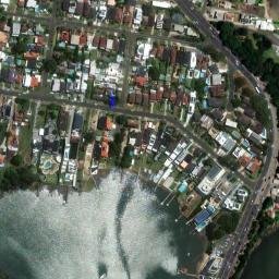 Satellite imagery of Tom Uglys Point, AU