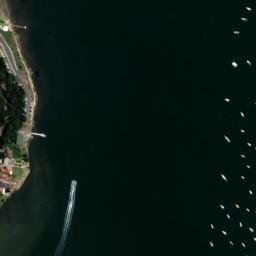 Satellite imagery of Tom Uglys Point, AU