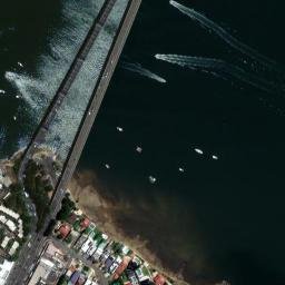 Satellite imagery of Tom Uglys Point, AU