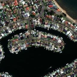 Satellite imagery of Sandy Point, AU