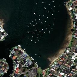 Satellite imagery of Sandy Point, AU