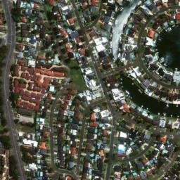 Satellite imagery of Sandy Point, AU