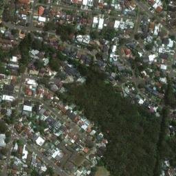 Satellite imagery of Lightning Point, AU