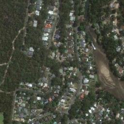 Satellite imagery of Lightning Point, AU