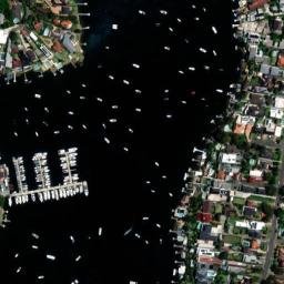 Satellite imagery of Cabbage Tree Point, AU