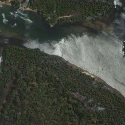 Satellite imagery of Point Danger, AU