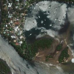 Satellite imagery of Point Danger, AU