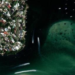 Satellite imagery of Cabbage Tree Point, AU
