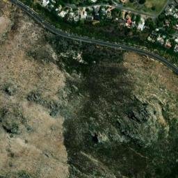 Satellite imagery of cairn, ZA