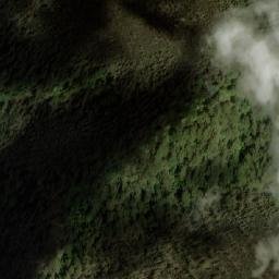 Satellite imagery of Mount Shivering, AU