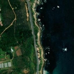 Satellite imagery of Spaniard Rock, ZA