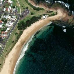 Satellite imagery of Waniora Point, AU