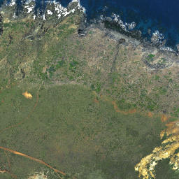 Satellite imagery of Hikurua / de Surville Cliffs, NZ
