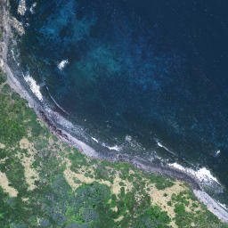 Satellite imagery of Titirangi Point, NZ