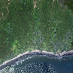 Satellite imagery of North Cape, NZ