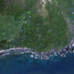 Satellite imagery of North Cape, NZ