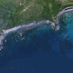 Satellite imagery of Titirangi Point, NZ