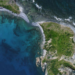 Satellite imagery of Titirangi Point, NZ
